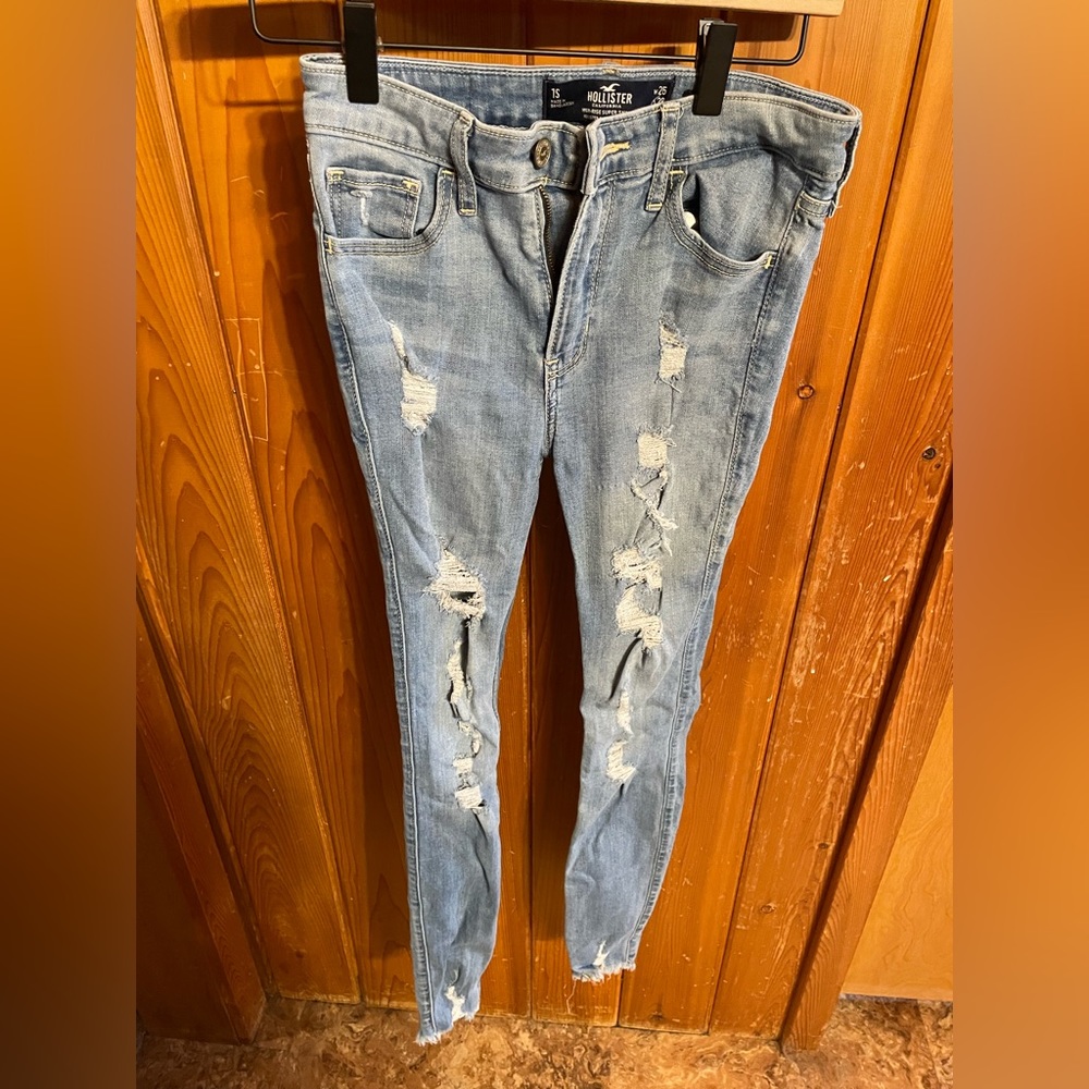 Hollister high rise super skinny jeans